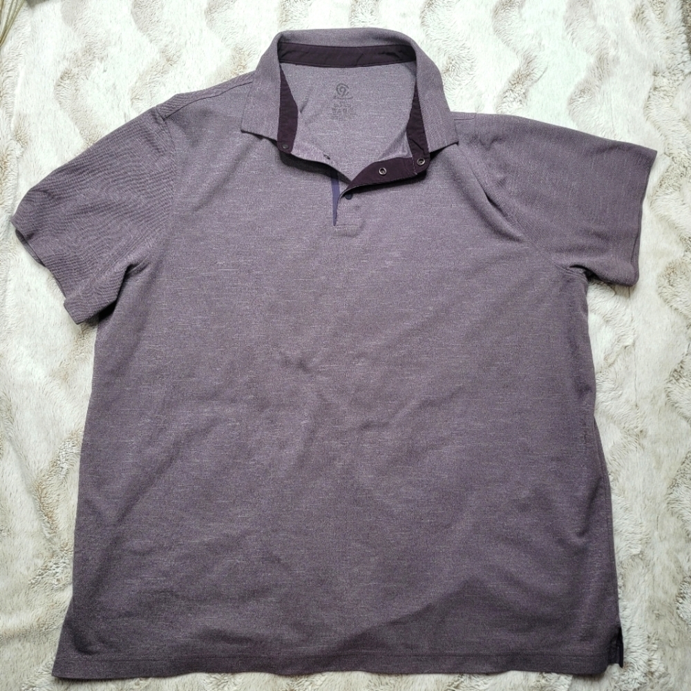 Champion Mens‎ Purple Short Sleeve Collared Polo Top Size XXL